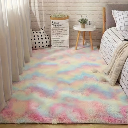 Fluffy Area Rug Large Soft Shag Carpet for Living Room Bedroom – Non-Slip Ultra Thick Plush Floor Mat, Multiple Sizes & Colors, Home Decor