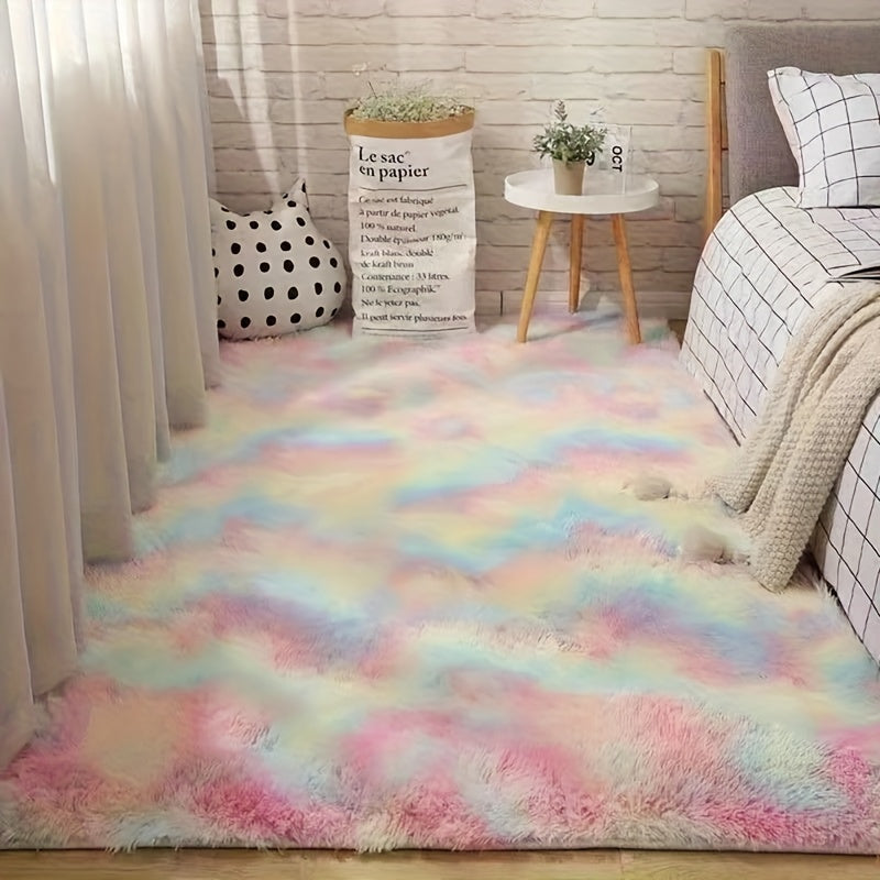 Fluffy Area Rug Large Soft Shag Carpet for Living Room Bedroom – Non-Slip Ultra Thick Plush Floor Mat, Multiple Sizes & Colors, Home Decor
