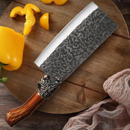 Kitchen Knife Set 3/7pc Professional Chef Knife Set with Butcher Boning Scissors | Stainless Steel Cooking Knives for Home Hotel Camping