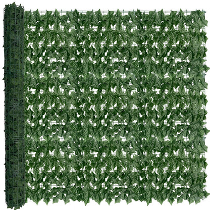 Artificial Ivy Privacy Fence Screen – UV-Resistant Faux Ivy Hedge Panel for Outdoor Patio, Garden, Balcony & Fence Cover | Realistic Greenery Wall Decor | Multiple Sizes Available