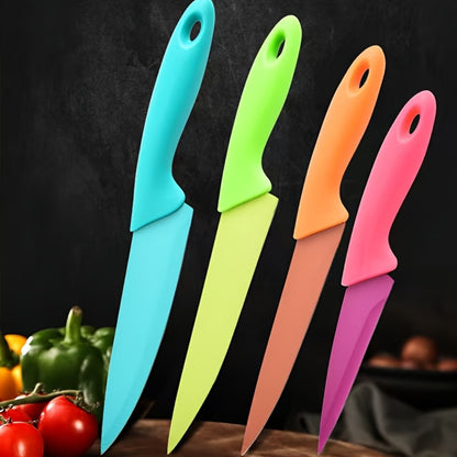 Paring Knife Set 4-Piece, 3 Inch Ultra Sharp Stainless Steel Blade Fruit and Vegetable Peeling Knife with PP Handle, Small Kitchen Knife Set for Home Cooking Meal Prep