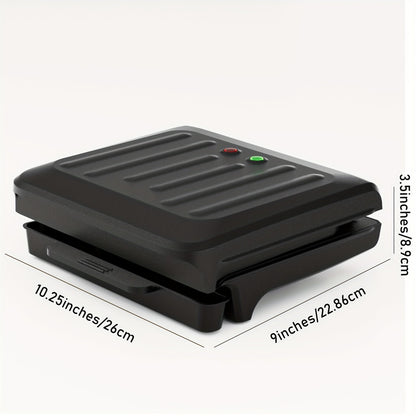 Electric Sausage Grill and Sandwich Maker with Nonstick Plate and Cord Storage Compact Countertop Cooker for Hot Dogs BBQ Sausages Veggie Sausages and Toasted Sandwiches Easy to Clean