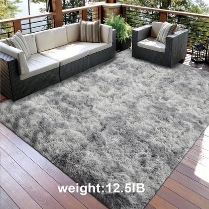 Non-Slip Area Rug Fluffy Soft Carpet - Modern Home Decor Floor Mat for Living Room, Bedroom, Kitchen & Bathroom | Easy Clean Cute Plush Rug in Multiple Colors & Sizes | Indoor Anti-Slip Floor Decoration