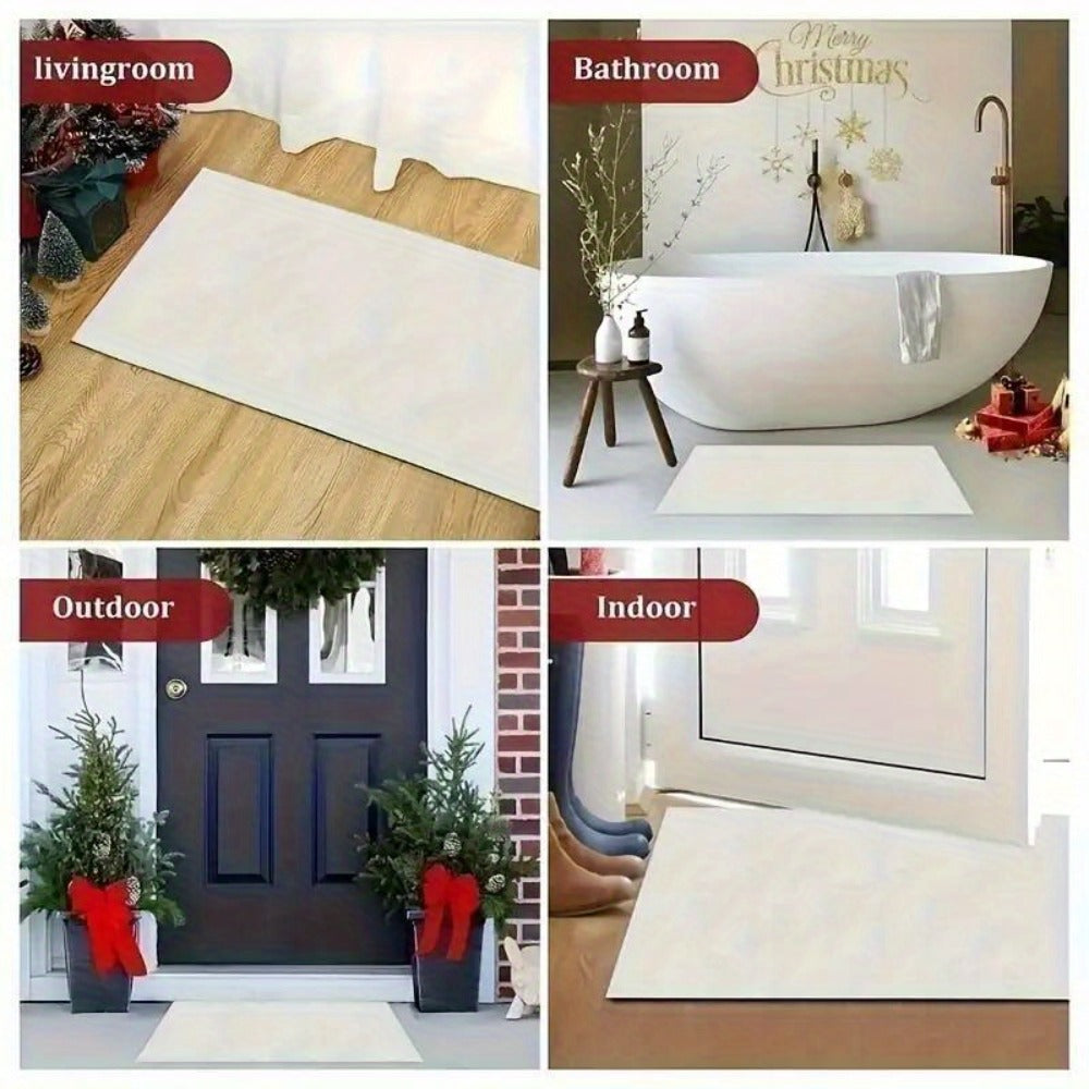Beach Turtle Door Mat Non-Slip Indoor Outdoor Entrance Rug - Ocean Design Coastal Home Decor Welcome Mat Durable Floor Mat