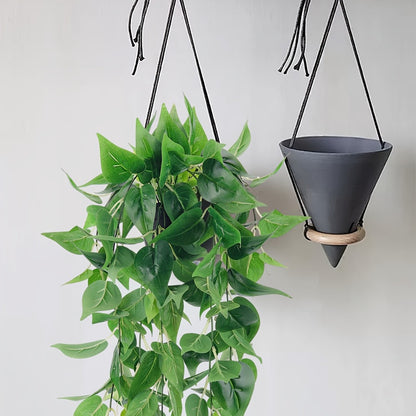 Artificial Hanging Ivy Vines – Fake Eucalyptus & Mandala Green Vine Plants for Indoor Wall Decor – Faux Hanging Plants for Bedroom, Bathroom, Balcony, Bookshelf & Living Room Aesthetic – 6 or 8 Pack