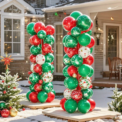 Balloon Column Stand Set of 2 with Pump – Adjustable 1.57–7 ft Telescopic Party Decoration Stand for Weddings, Birthdays & Graduations