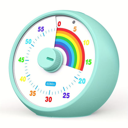 Visual Countdown Timer 60 Minute – Silent Operation Time Management Clock for Classroom, Office, Kitchen & Desktop, Multiple Colors Available