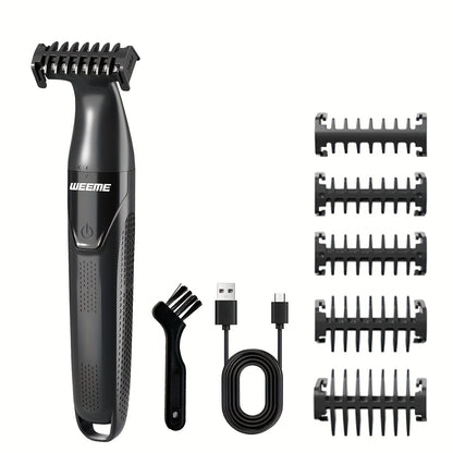 Electric Epilator & Hair Removal Device 3-in-1 for Men & Women - Painless Shaver Trimmer for Underarms Legs Arms Bikini Line Sensitive Areas, USB Rechargeable Personal Care Grooming Tool