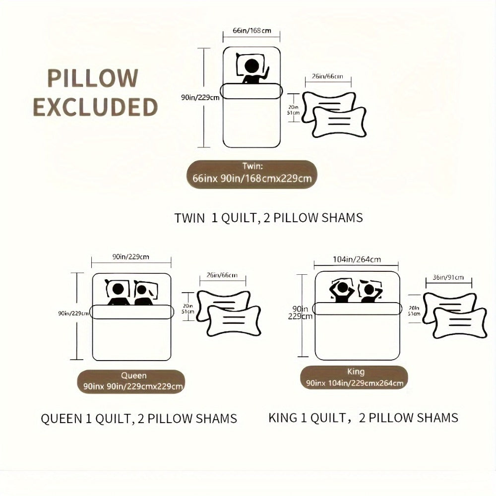 Reversible Floral Comforter Quilt Set – Soft Microfiber Botanical Bedding, Twin Full Queen King, All Seasons – White, Blue, Pink & More