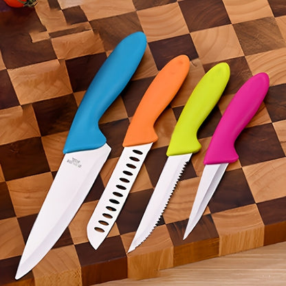 5-Piece Paring Knife Set Ultra Sharp German Steel Kitchen Knives PP Ergonomic Handle Fruit Vegetable
