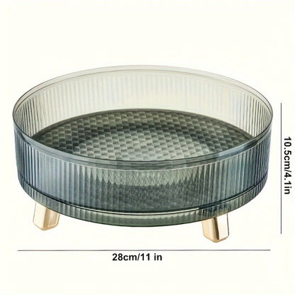 360° Rotating Makeup Organizer Large Capacity Spinning Cosmetic Storage Tower for Vanity Bathroom Kitchen Countertop Perfume Lipstick Skincare Holder