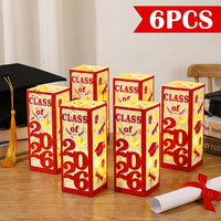 6 PCS Red