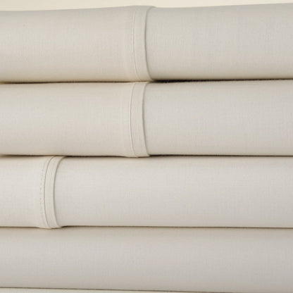 Egyptian Cotton Sheet Set 1000 Thread Count - Deep Pocket Fitted Sheet, Sateen Weave, Breathable Soft Bedding Set for King Queen Full Twin