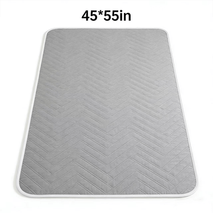 Washable Leak-Proof Mattress Protector for Seniors - Breathable Mesh Polyester, Urinary Incontinence & Bedwetting Pad | Twin, Full, Queen, King