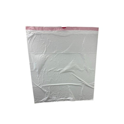 White Drawstring Trash Bags 13 Gallon 100 Count, Tall Kitchen Garbage Bags 0.9 Mil, 2 ft x 2 ft 3 in, Easy-Tie Drawstring Closure, Affordable Value Pack for Kitchen, Bathroom & Office Trash Cans