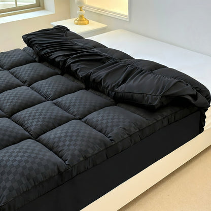 Quilted Mattress Pad Soft Mattress Protector | Machine Washable 500GSM 100% Polyester Deep Pocket 8-12 Inch Fitted Bed Cover Twin Full Queen King California King 4 Colors