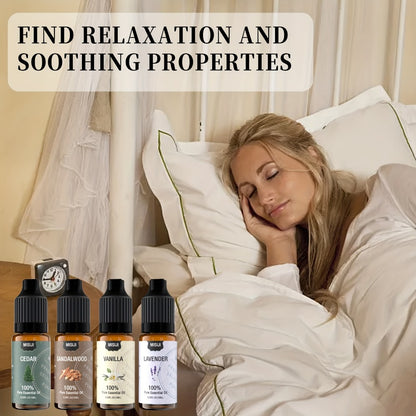 Essential Oils Set for Diffuser – Rosemary Aromatherapy Scented Oils for Home Air Freshening, Humidifier, Candle Making & Laundry, Perfect Valentine's Day Gift for Women (6/10/20 x 0.34oz)