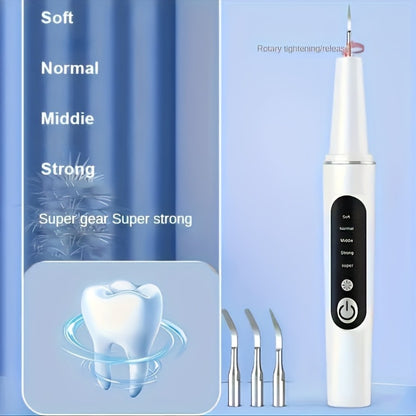 Electric Toothbrush Kit with LED Light & 5-Mode Adjustment – 3 Brush Head Accessories, Deep Cleaning Oral Care Set for Home Use, Great Gift for Mother's Day, Father's Day & Birthdays