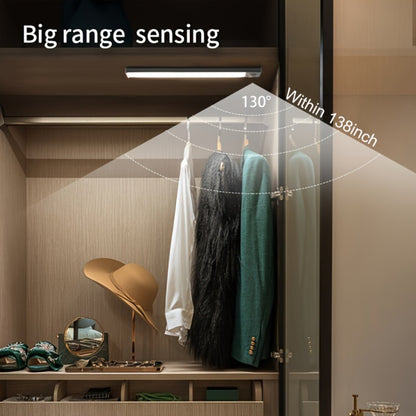 Motion Sensor Under Cabinet Lights 2 Pack | Wireless USB Rechargeable Dimmable 3 Color Temperatures Stick-On Magnetic LED Light for Kitchen Cabinet Wardrobe Stairs Cupboard