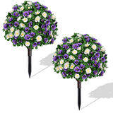 23.6in Azalea (White & Purple)