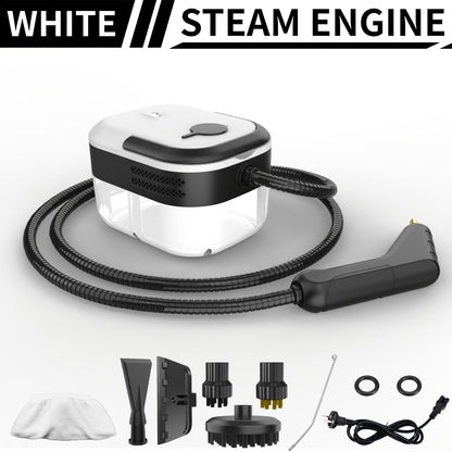 Carpet Steam Cleaner Handheld with LCD Display 1200ml Tank Gear Switch High Temperature for Kitchen Sofa Floor Tile Grout Home