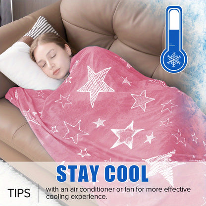Cooling Blanket for Hot Sleepers - Summer Lightweight Breathable Throw Blanket Double-Sided Soft Cool Blanket for Bed Couch Sofa Night Sweats Hot Flashes Relief Tie-Dye & Solid Colors