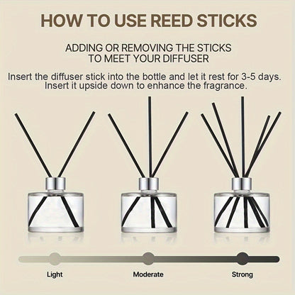 Reed Diffuser Set with Real Flowers - 4.05 oz 120ml Scented Home Fragrance Aromatherapy Diffuser Sticks for Bedroom Bathroom Living Room Office Gift