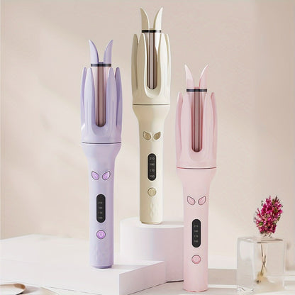 Automatic Hair Curler 28mm Barrel Negative Ion Technology 4 Temperature Settings Fast Heating Portable Travel Hair Curling Wand for Easy Curls Women Gift