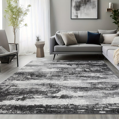 Area Rugs for Living Room Bedroom Machine Washable Non-Slip Backing Large Soft Floor Carpet Modern Abstract Design for Dining Room Home Decor
