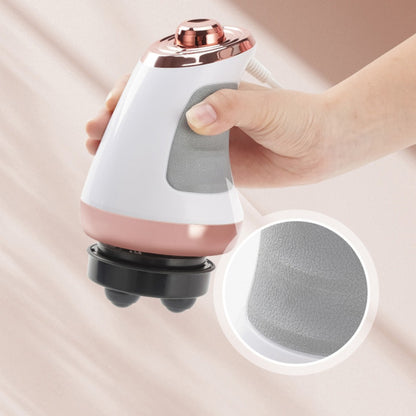 Handheld Body Massager with 5 Interchangeable Heads & 3 Washable Pads – Adjustable Vibration Intensity, Full Body Muscle Relief for Abdomen, Waist, Arms, Buttocks & Legs, Portable Electric Massage Machine