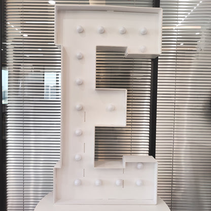 LED Letter Lights 4FT Tall Marquee Letter Lights A-Z Alphabet Light Up Letters with Cool White LED for Wedding, Birthday, Party, Proposal & Graduation Decor
