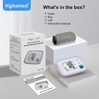 Blood Pressure Monitor Upper Arm - Automatic Digital BP Machine, Large Display, 2-4 User Memory 199 Readings, 8.7-17" Cuff, Home Blood Pressure Meter with Irregular Heartbeat Detection, 3 Models
