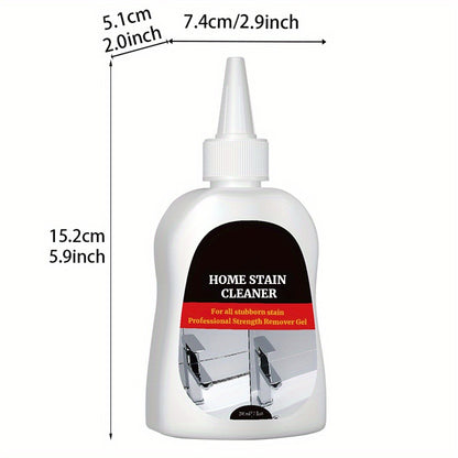 Black Stain Cleaner Gel 7 fl oz (200ml), Heavy Duty Cleaning Gel for Washing Machine, Refrigerator, Grout, Sink, Shower, Bathtub, Oven & Dishwasher – Powerful Formula, Safe for Delicate Surfaces, No Harsh Fumes