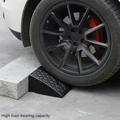 Curb Ramp 2-Pack Portable Heavy Duty Plastic Threshold Ramp Set – Lightweight, Non-Slip, for Low Floor Vehicles, Motorcycles, Wheelchairs, Driveway & Lane Loading – Multiple Height Options (1.18" / 2.75")