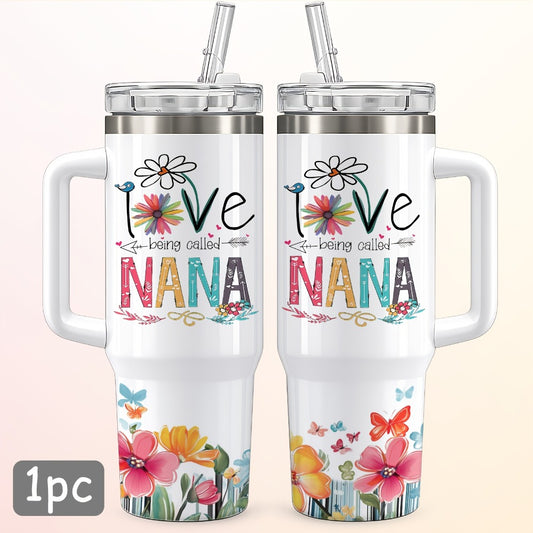 Stainless Steel Insulated Tumbler with Lid and Straw | 16oz & 40oz | Keeps Cold 24H Hot 12H | Travel Water Bottle for Car Home Office