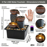 River Stone Fountain