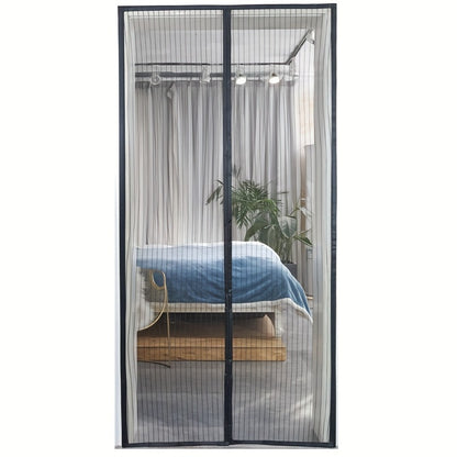 Magnetic Screen Door for Doorways – Heavy Duty Self-Sealing Mesh Door Screen with Magnetic Closure, Hands-Free, Pet & Kid Friendly, Durable Nylon, Fits Most Door Frames, Easy Install