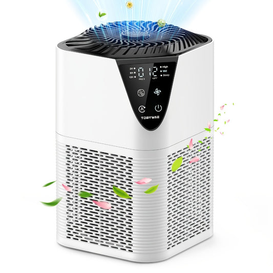 HEPA Air Purifier for Large Room Up to 1750 Sq Ft – H13 True HEPA Filter, 25dB Quiet, PM2.5 Monitor, Aromatherapy, 3-Stage Filtration for Bedroom Home Office Pet Odor Smoke Dust