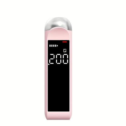 Rechargeable Breathalyzer Alcohol Tester – Professional Digital Breath Alcohol Detector, Portable Personal Breathalyzer with LCD Display, Available in Green, Black & Pink