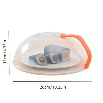Microwave Food Cover Splash Guard 2 Pack with Steam Vent and Handle BPA-Free Plastic Splatter Guard Lid for Microwave Oven Kitchen Cooking Easy to Clean Reusable