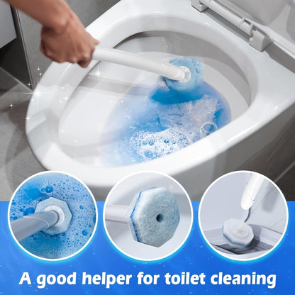 Toilet Wand Refills Compatible with Clorox ToiletWand, Disposable Microfiber Toilet Bowl Cleaner Refills, No-Touch Replacement Scrubbing Heads for Toilet Cleaning – 40 & 80 Count (Handle Not Included)