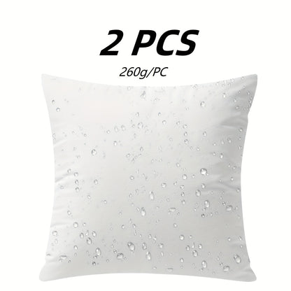 Pillow Inserts Square Indoor Outdoor Decorative Cushion Filling - Woven Fabric 200g+ Stuffing for Throw Pillows Couch Sofa Patio, White, Pack of 2 or 4, Multiple Sizes 12x20 16x16 18x18 20x20 22x22