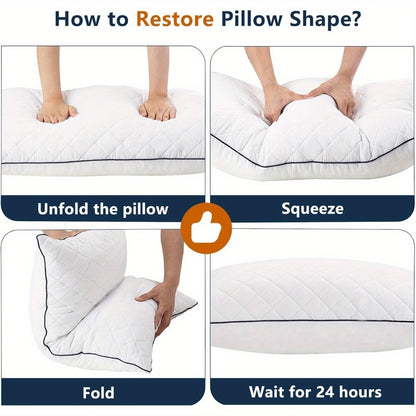 Body Pillow 20x54 Inch Cooling Memory Foam – Full Body Pillow for Adults Side Sleepers, Firm Long Sleeping Pillow for Stomach Back Support, Pregnancy Pillow, Washable Cover, Grey White Pink