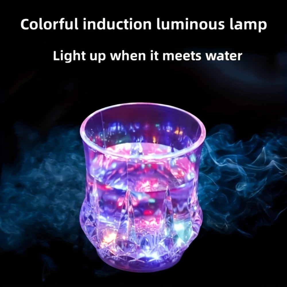 LED Light-Up Cups Glow in the Dark – Pineapple Induction Party Cups for Birthday Christmas Disco Valentine's Day (6.76oz)