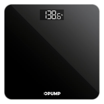 Digital Bathroom Scale High Precision 400 lbs – Electronic Body Weight Scale with Backlit HD LCD Display, kg/lb/st Switchable, Easy Read, Includes Batteries