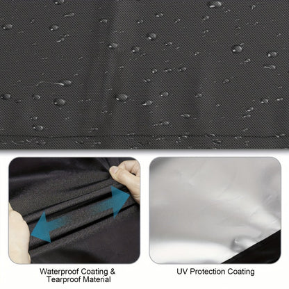Outdoor AC Cover Heavy Duty Weatherproof Air Conditioner Cover for Outside Units UV Resistant Windproof Snowproof Dustproof with Storage Bag for Central AC Systems 24x24x30 Inch