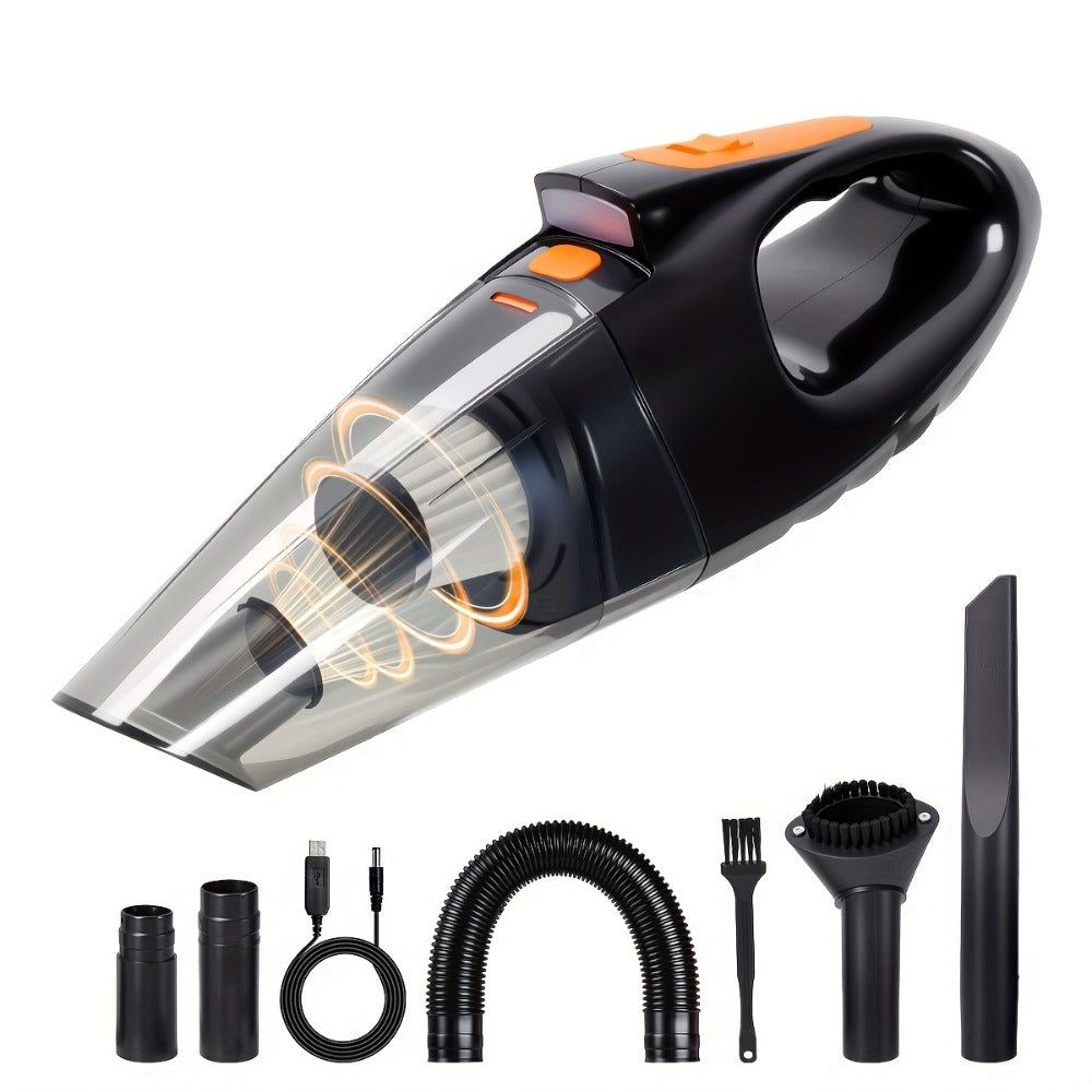 Handheld Vacuum Cleaner 9000Pa Cordless – 4000mAh Battery, Low Noise, 5 Attachments for Car Interior, Home & Pet Hair Cleaning, Cute Pink Girly Gift for Women