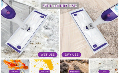 Disposable Mop Pads Replacement 40pcs for Swiffer Power Mop, Multi-Surface Floor Cleaning Refill Pads, Thickened Super Absorbent Wet Mop Pad Refills