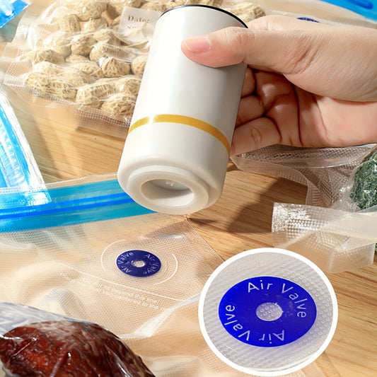 Vacuum Sealer Kit with USB Rechargeable Pump & 9 Reusable Vacuum Seal Bags (3 Sizes) — Portable Mini Electric Food Sealer for Sous Vide, Meal Prep & Food Storage