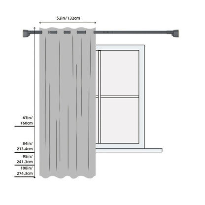 Blackout Curtains 2 Panels 100% Blackout Linen Textured Thermal Insulated Grommet Window Drapes Noise Reducing for Bedroom Living Room Hall - Full Light Blocking Room Darkening Curtains